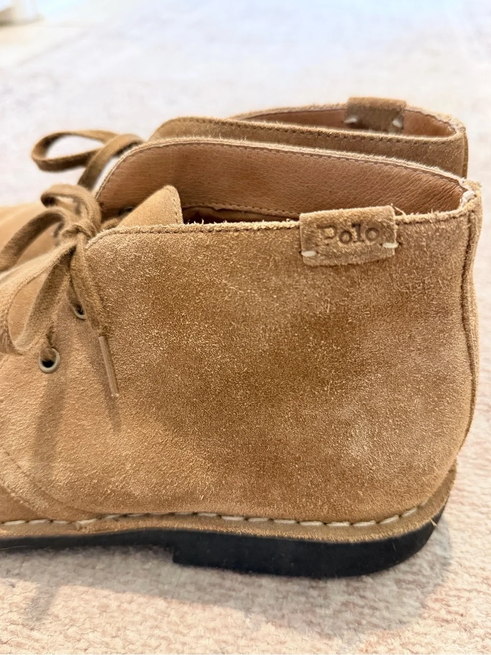 Polo Ralph Lauren Suede Chukka Boots – Men’s Size 10 – Tan